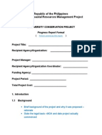 ICRMP - BioCon Progress Report Format - 1