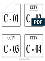 CCTV Camera Label Listing