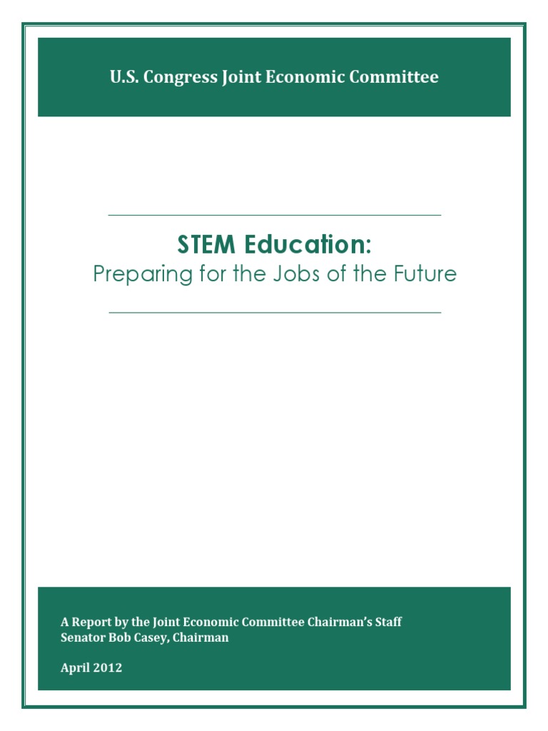 STEM Education's Role in Future Jobs | PDF | Science, Technology ...