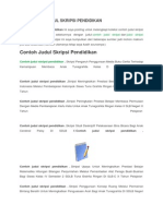 Download 112 Contoh Judul Skripsi Pendidikan by Afwa Setiawan Jodi SN213983566 doc pdf