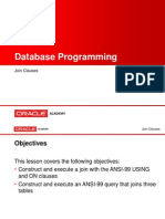 Database Programming: Join Clauses