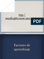 Factores de Aprendizaje