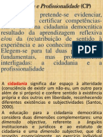 Cidadania, Profissionalidade e Competências-Chave