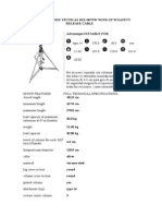 Especificaciones Técnicas Del 087NW Wind