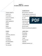 Vocabulaire de Base