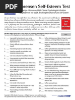 Sorensen Self-Esteem Test