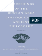 9004142495 - Gary M. Gurtler - Proceedings of the Boston Area Colloquium in Ancient Philosophy, 20 Volume XX - Brill Academic Pub