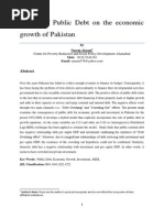 Download Impact of Public Debt on the economic growth of Pakistan by Sadiya Azhar SN213998145 doc pdf