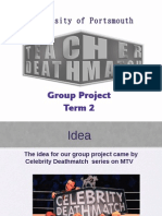 University of Portsmouth: Group Project Term 2
