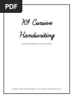 Cursive Handwriting