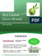 Best Global Green Brands: by Luis Ruiz