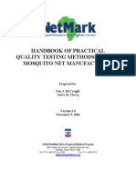 Handbook Mosquito Net Testing V2.0 November 5 2004