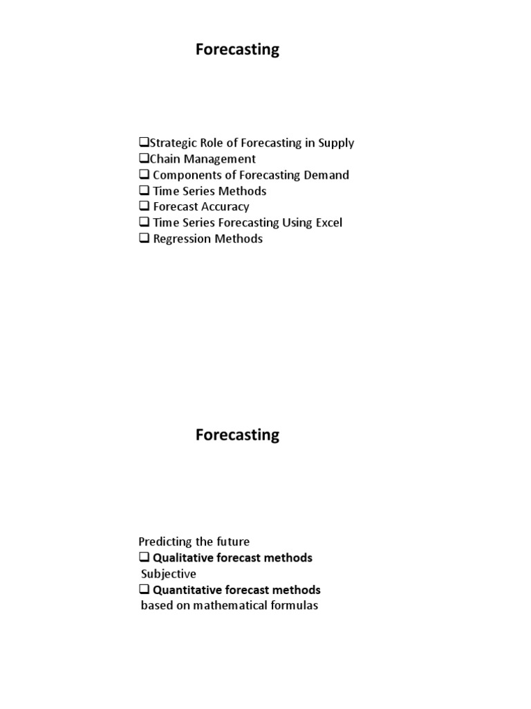 OPM Forecasting | PDF | Forecasting | Moving Average