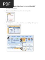 How To Make A Line Graph in Microsoft Excel 2007