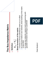 Bus Impedance Matrix-Z Bus