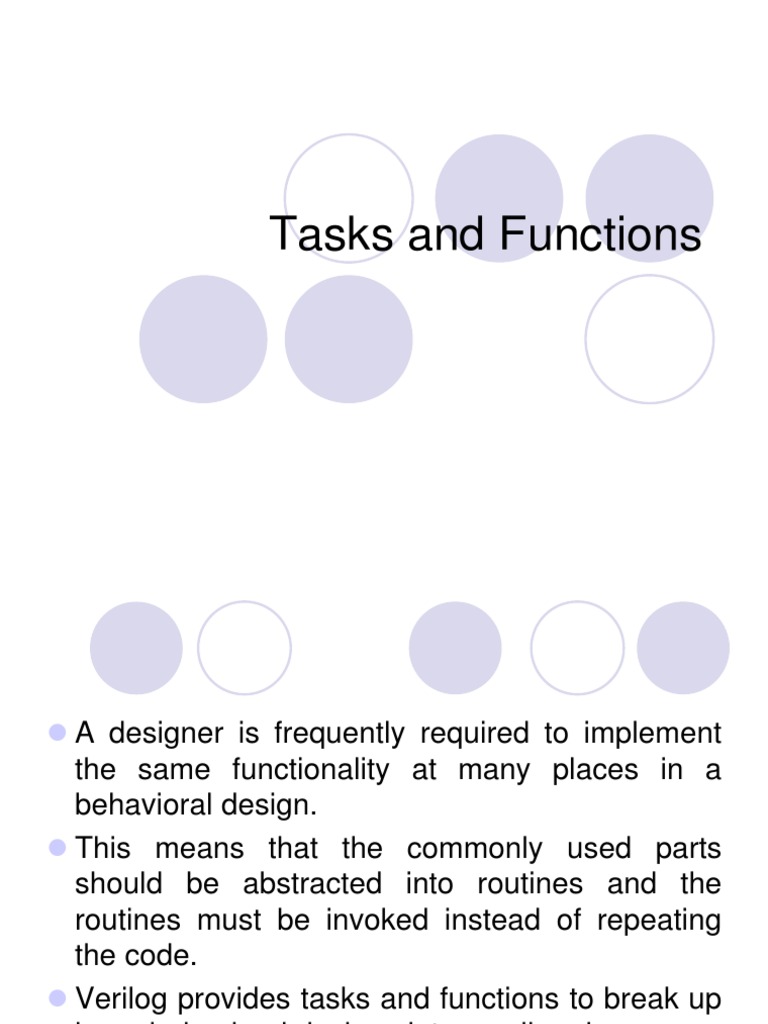 Tasks and Functions | PDF | Parameter (Computer Programming) | Subroutine