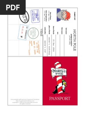 Elf on the Shelf Passport