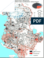 Albania - Harta Repartitiei Confesiunilor Albaneze