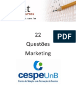 22 - Questoes CESPE - Marketing