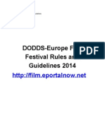 dodds-e filmfestival rules and judging guidelines 2014