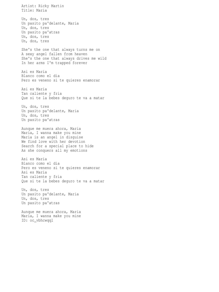 Letras de 