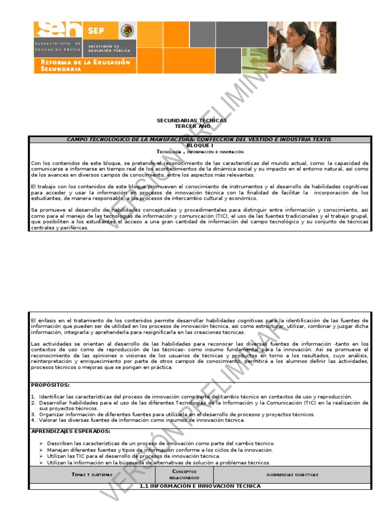 Confeccin Del Vestido e Industria Textil 3 Tcnicas | PDF | Business