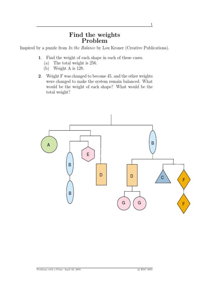 Weight Calculation and Balancing | PDF