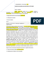 Requerimento de isenção de imposto de importação