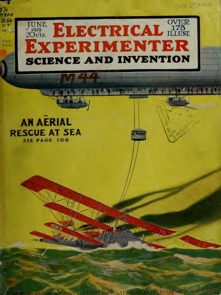 Electrical Experimenter 07 PDF Memory Antenna (Radio) image picture