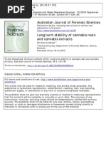 Long Term Stability of Cannabis Resin 
