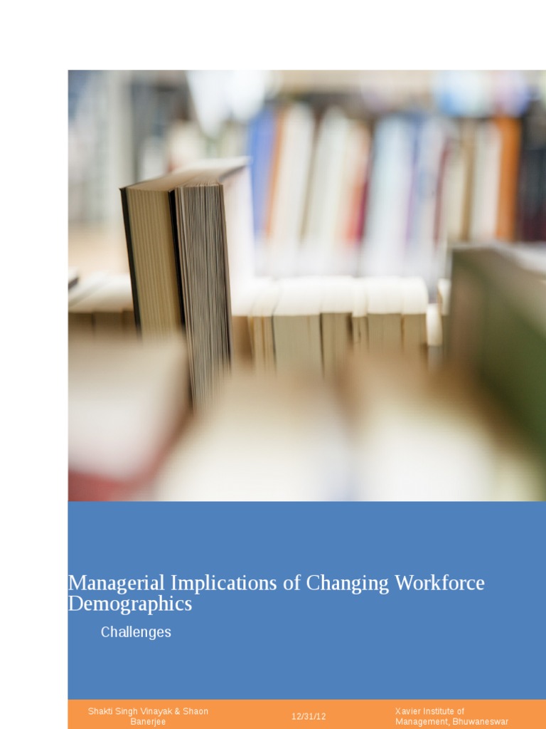 Managerial Implications of Workforce Changes | PDF | Labor | Economies