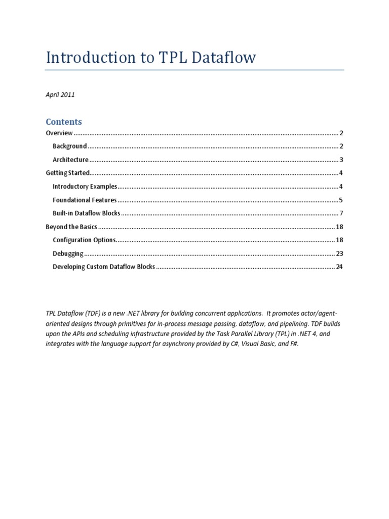 T PL Dataflow | PDF | Parallel Computing | Scheduling (Computing)