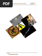 Acidentes de Origem Eletrica Em Portugal