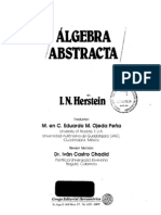 Álgebra abstracta - Hernstein