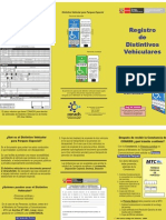 Triptico Distintivos Vehiculares CONADIS