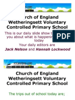 Church of England Wetheringsett Voluntary Controlled Primary School