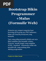 Download Bootstrap Bikin Programmer Males - Formulir Web by Yayan Kurniawan SN214053087 doc pdf