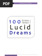 Download 100 Great Ideas for Lucid Dreams by Tosxychor SN21405673 doc pdf
