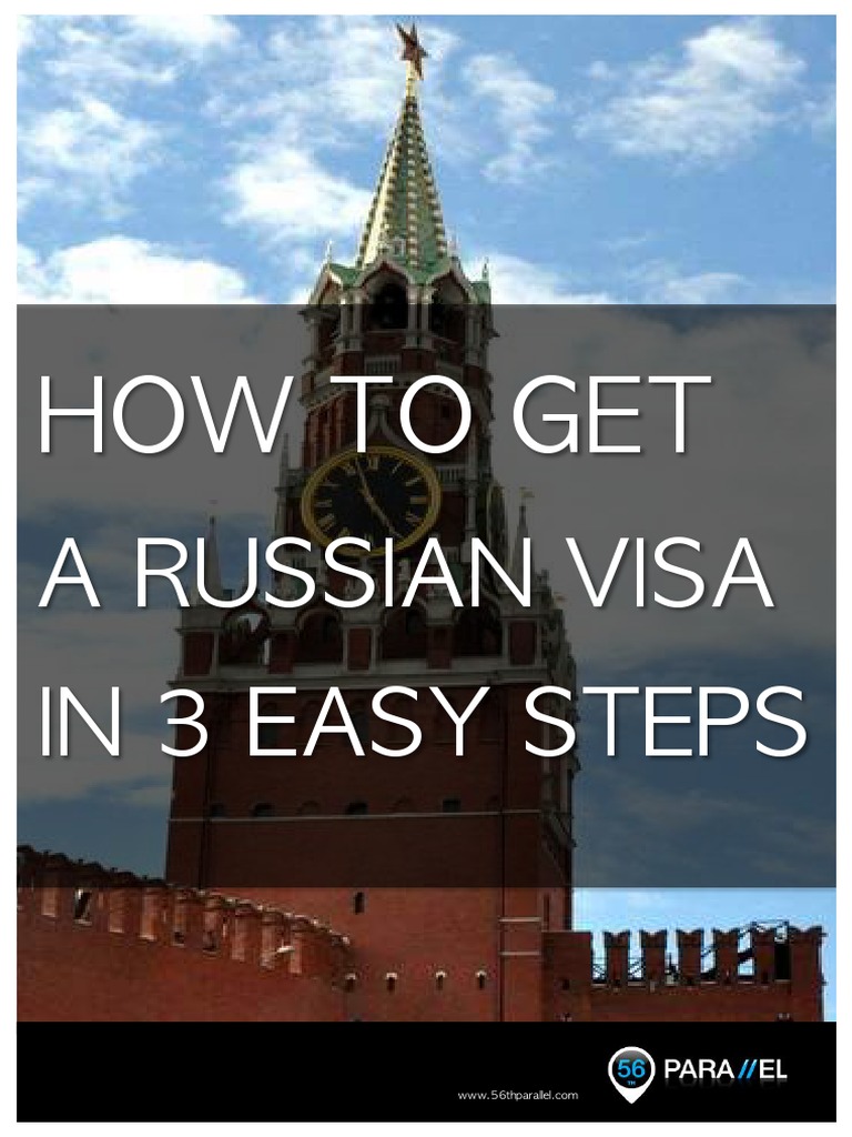 3 in Russian Visa Steps Travel eBook Easy | Visa Passport |