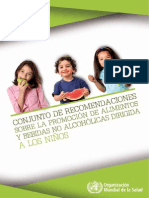 OMS 2010 Publicidad de Alimentos A Niños - Spa