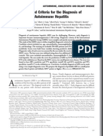 Simplified Criteria for the Diagnosis of Autoimmune Hepatitis