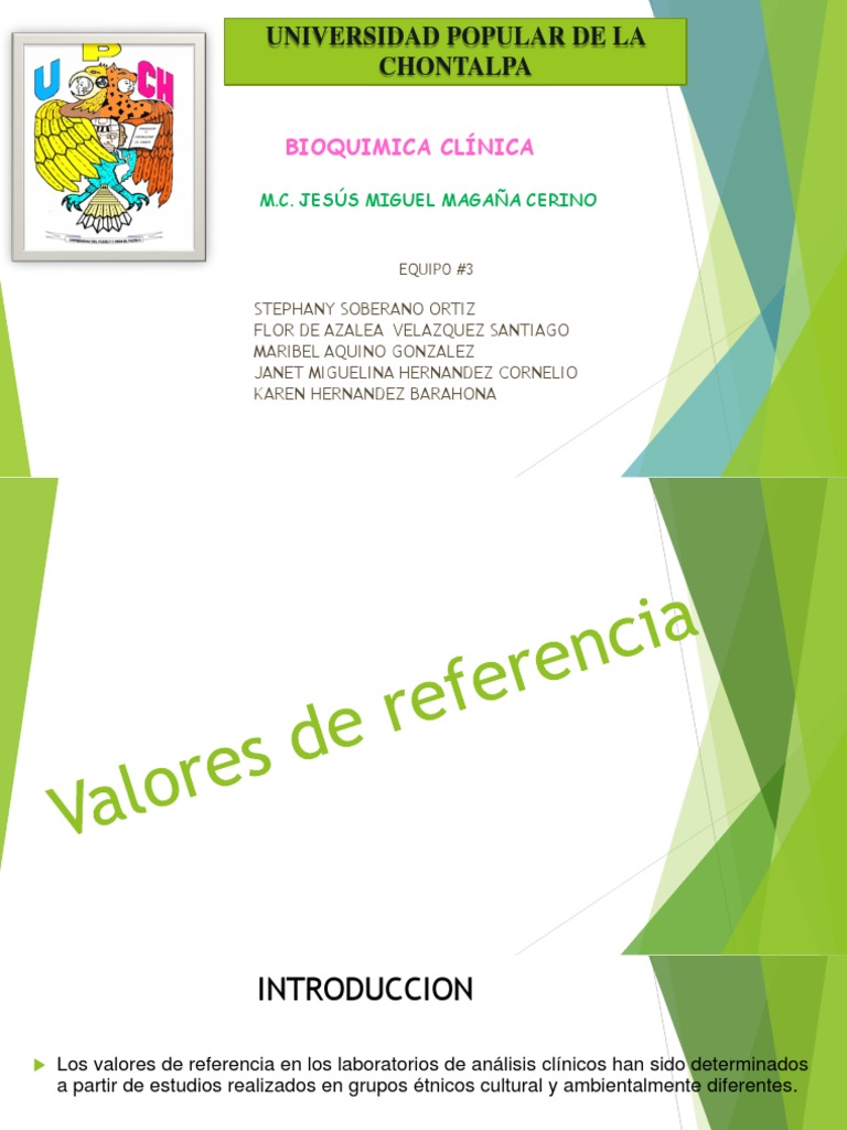 Valores De Referencia Laboratorios Distribucion Normal