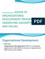 54619231 Process Assumptions Values n Beliefs of OD