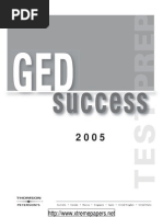 Ged Ged Success | PDF | General Educational Development | Test ...