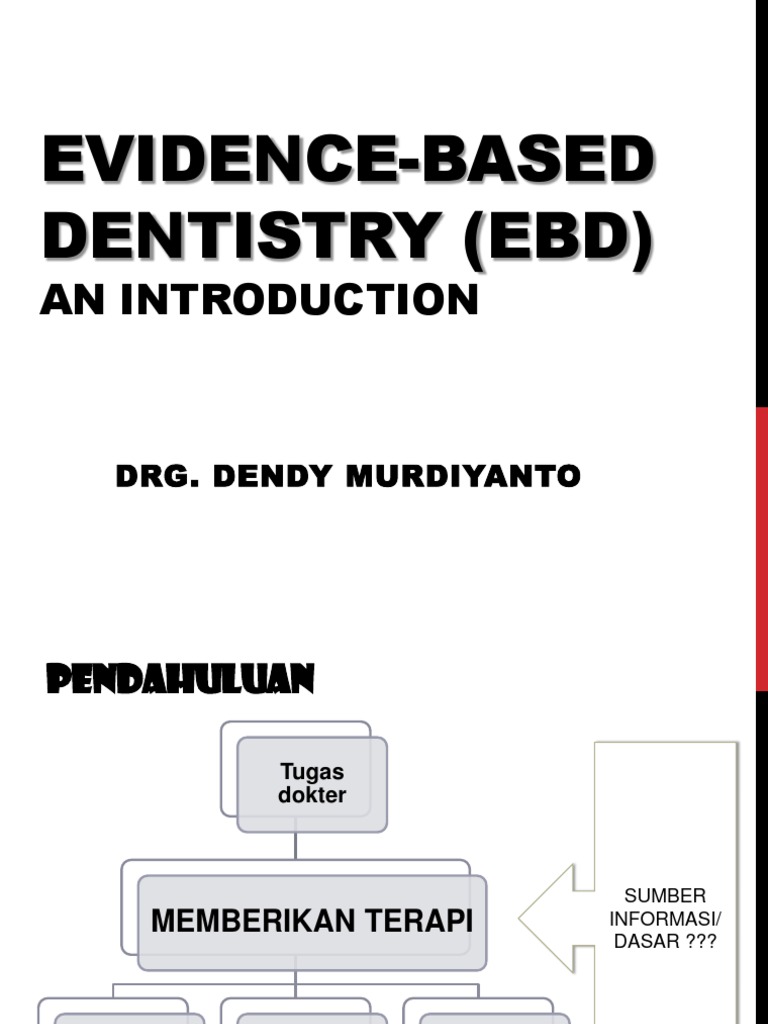 EvidenceBased Dentistry 1 PDF