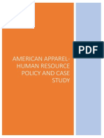 American Apparel - Human Resources Policy and Case Study