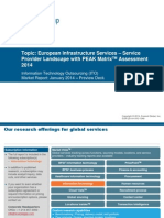 European Infrastructure Services – Service Provider Landscape with PEAK Matrix™ Assessment 2014