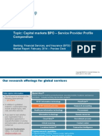Capital Markets BPO - Service Provider Profile Compendium 2013