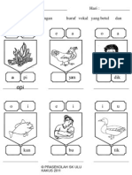 (230601962) Latihan Menulis Huruf Vokal Dan Menulis Perkataan (Konstruk 1a)