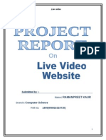 Project Report On Live Video